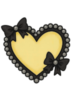 Yellowpearlbowheart Emoji