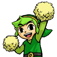 LinkCheerleaderGreen Emoji