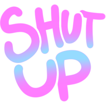 shutup_pink Emoji