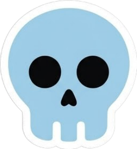 P_blue_skull Emoji