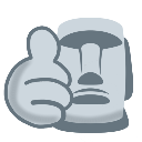 moyai_thumbsup Emoji