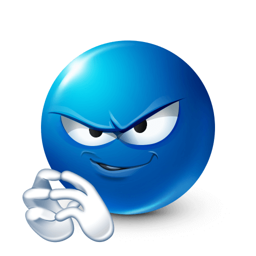 Blue Emojis Emoji Pack