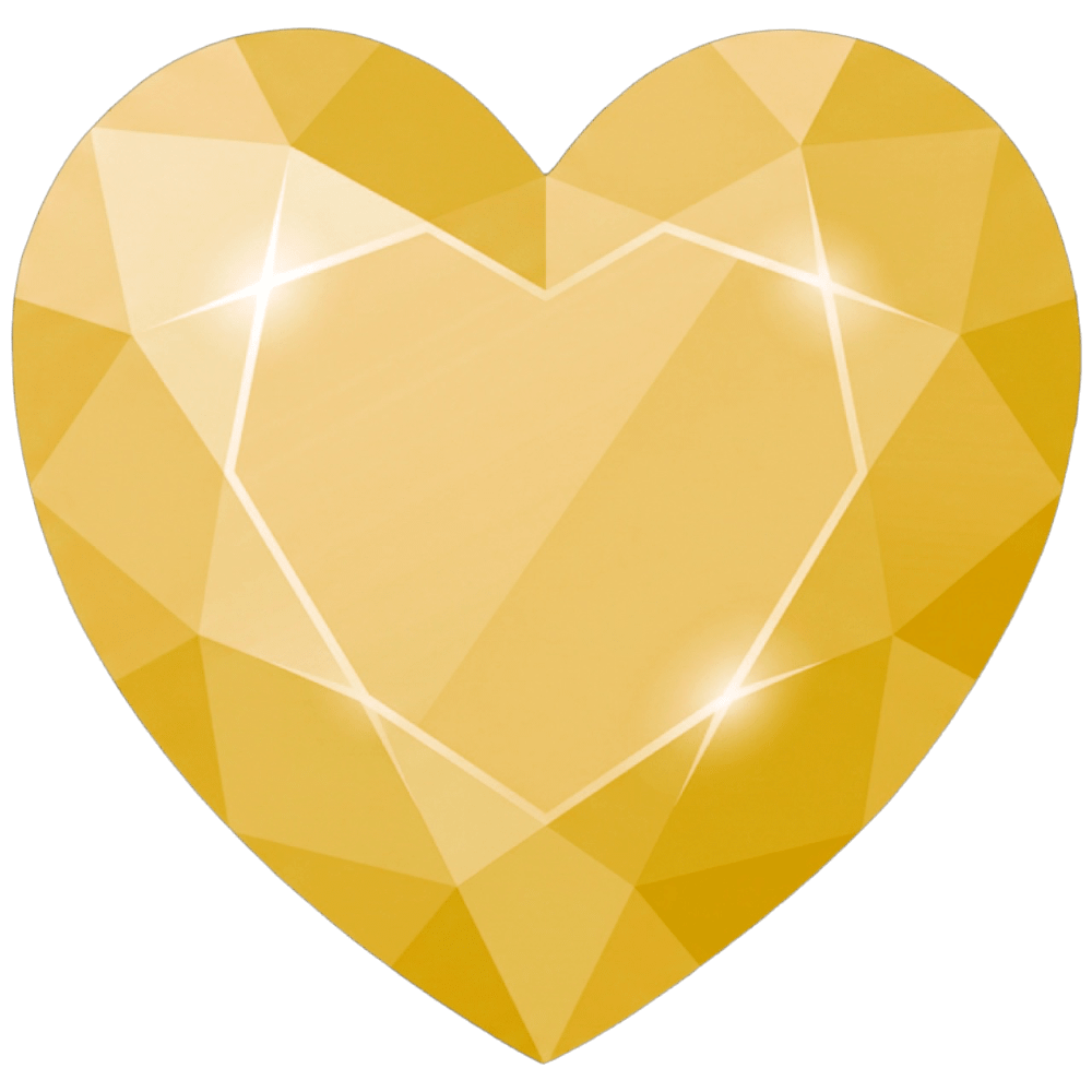 GemHeartYellow Emoji