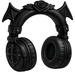 Blackgothicheadphones Emoji
