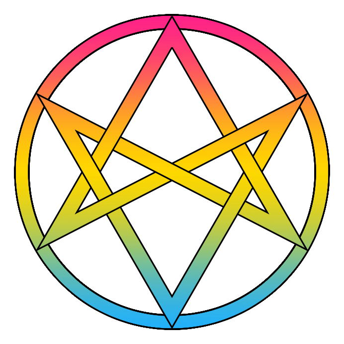 hexagram_pansexual Emoji