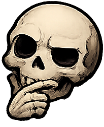 SkullThink Emoji