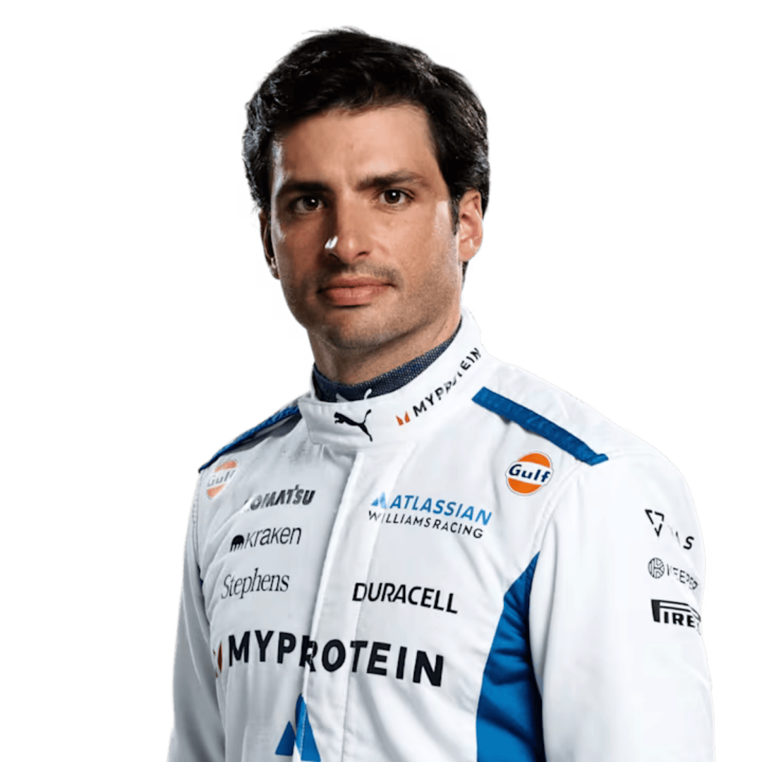 Lap Legends Carlos Sainz 2025 - Stampa Con Casco E Auto, Cornice Nera 33x24 Cm - Firma Digitale Riprodotta