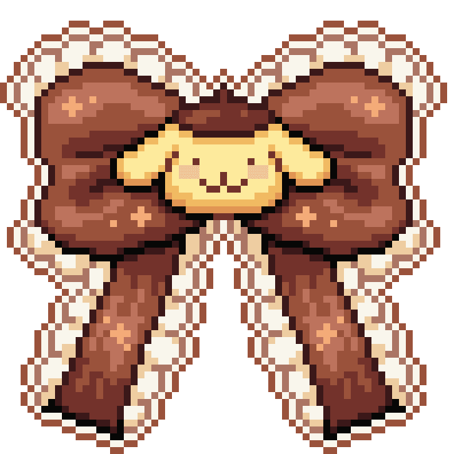 Pompompurin_bow2 Emoji