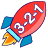 rocket_red_countdown_liftoff_YT Emoji