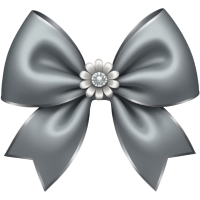 Grayflowerbow Emoji