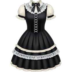 Blackwhitelolitadress Emoji