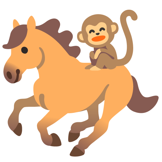 MonkeyonHorsie Emoji