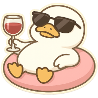 Whiteduckenjoying Emoji