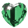 gemheartpalegreen Emoji
