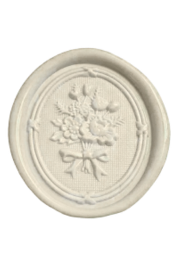 WhiteFloralWaxSeal Emoji
