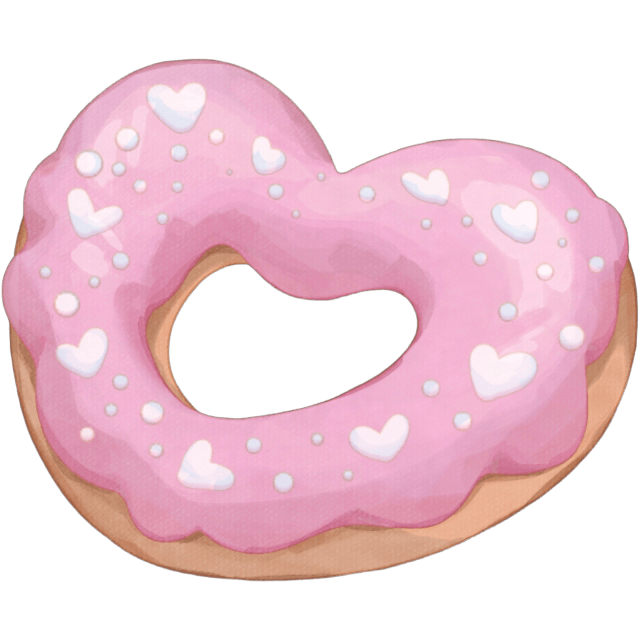 ValentineStrawberryDoughnut Emoji