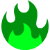 GreenFire Emoji