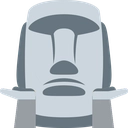 moyai_shrug Emoji