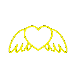 Yellow_angel_heart Emoji