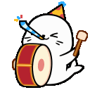 sappyBirthdayDrum Emoji