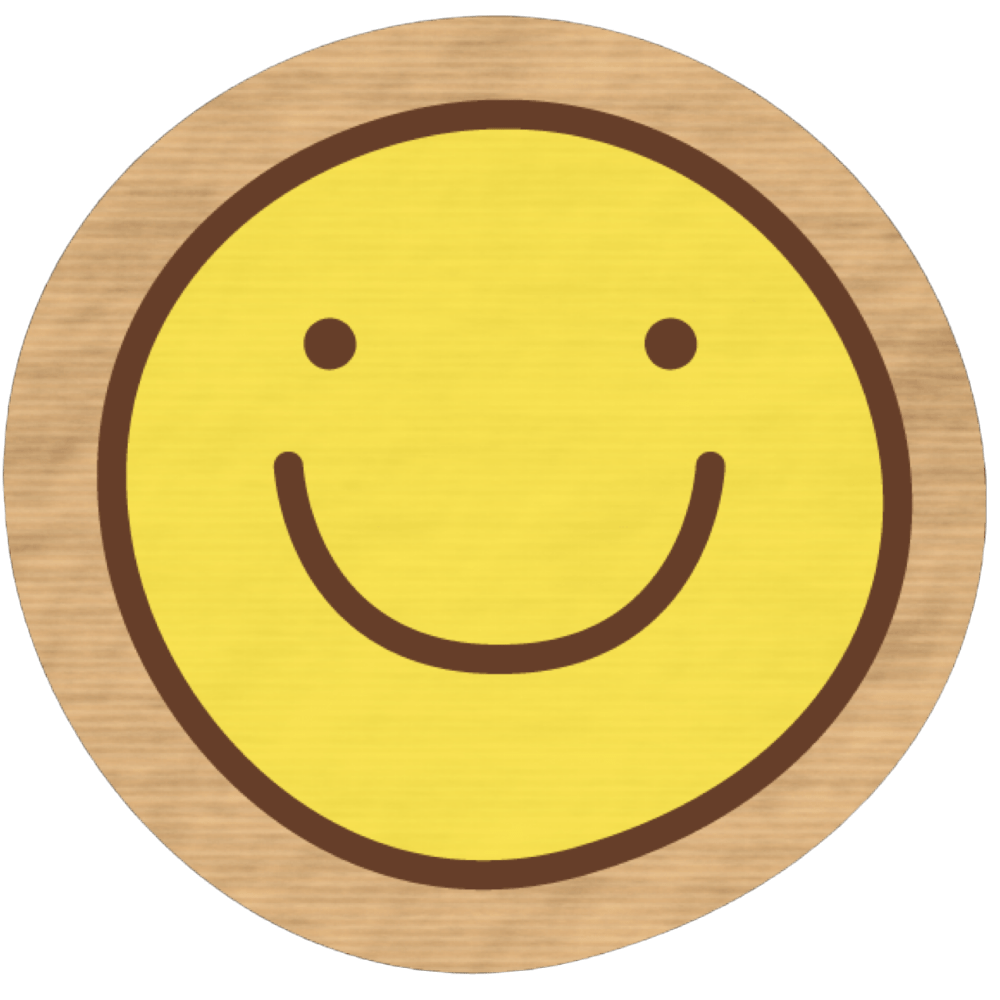 WoodenBadgeSmile Emoji