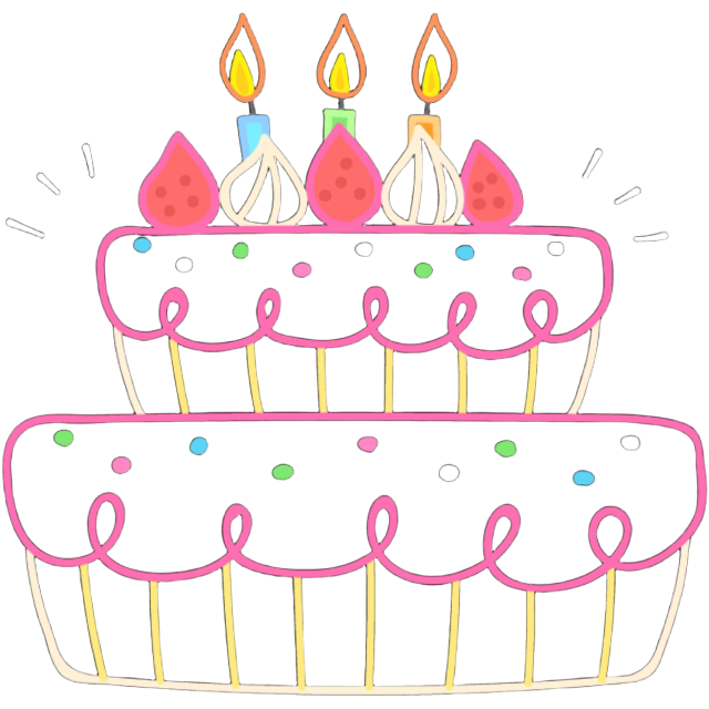 NeonBirthdayCake Emoji