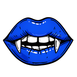 Bluevampirelips Emoji