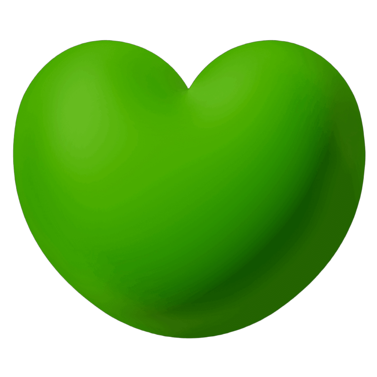 3DHeartGreen Emoji