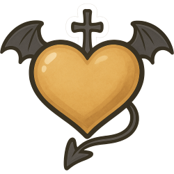 Goldgothheart Emoji