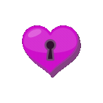 Purpleheartlock Emoji