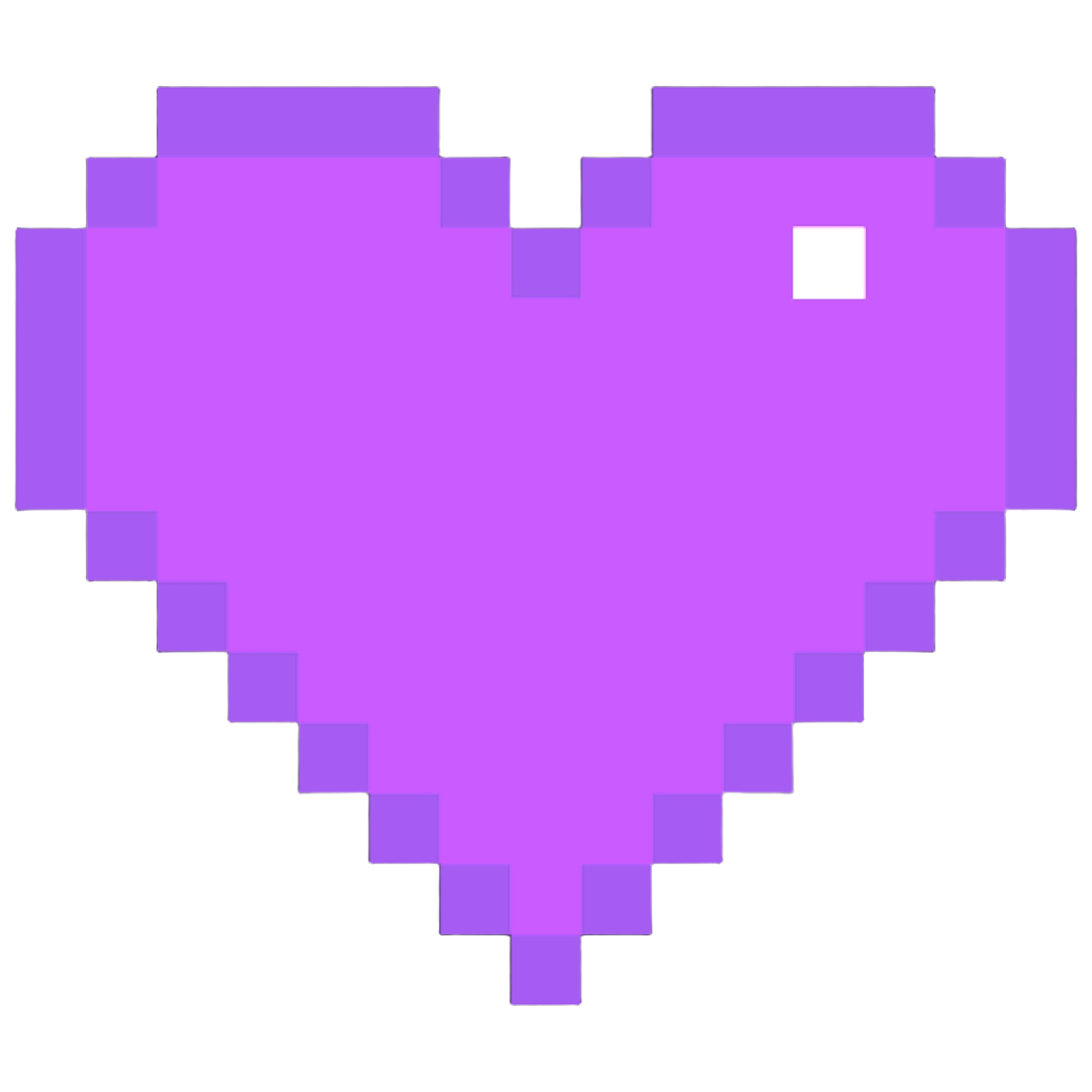 PixelHeartPurple Emoji