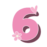 Pink_six_heart_flower Emoji