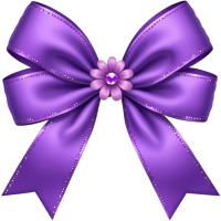 Purpleflowerbow Emoji
