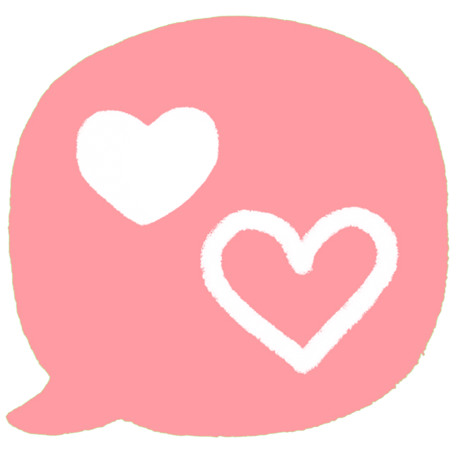 SpeechBubbleHearts Emoji