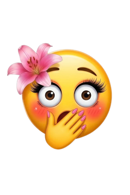 Flowergirlshocked Emoji