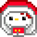 HelloKittySantaHat Emoji
