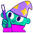 person_teal_wizard_wand_YT Emoji