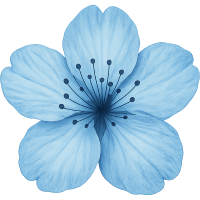 Bluesakuraflower Emoji
