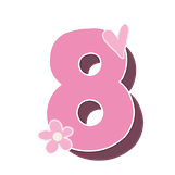 Pink_eight_heart_flower Emoji