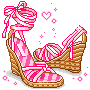 stripewedgeheels Emoji
