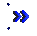 DarkBlueArrow Emoji