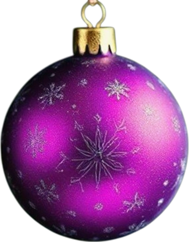 ChristmasBaublePurple Discord Emoji