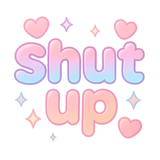 PinkShutupPop Emoji