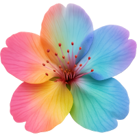 Rainbowsakuraflower Emoji