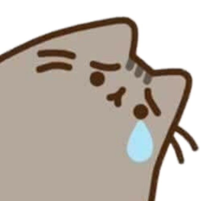 Pusheen_Sad Emoji
