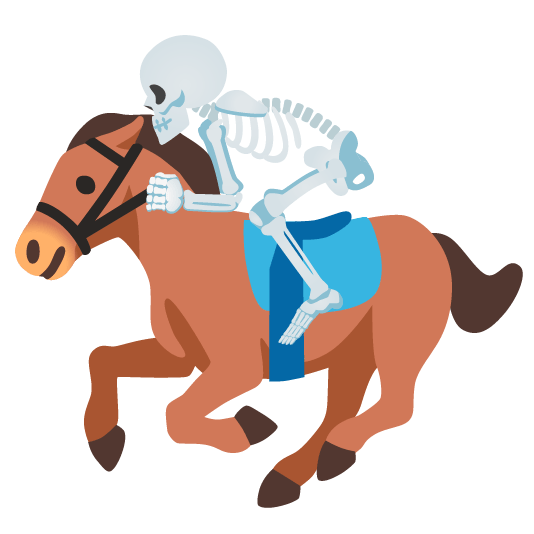 skeleton_riding_horse Emoji