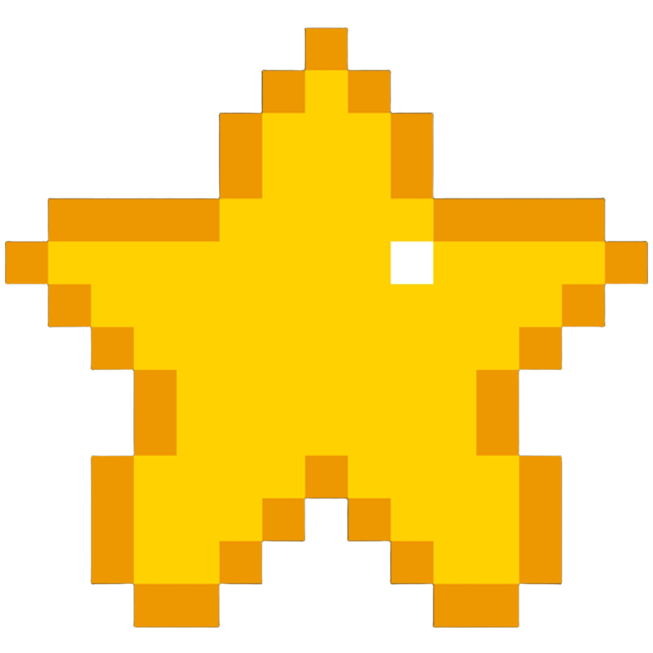 PixelStarYellow Emoji