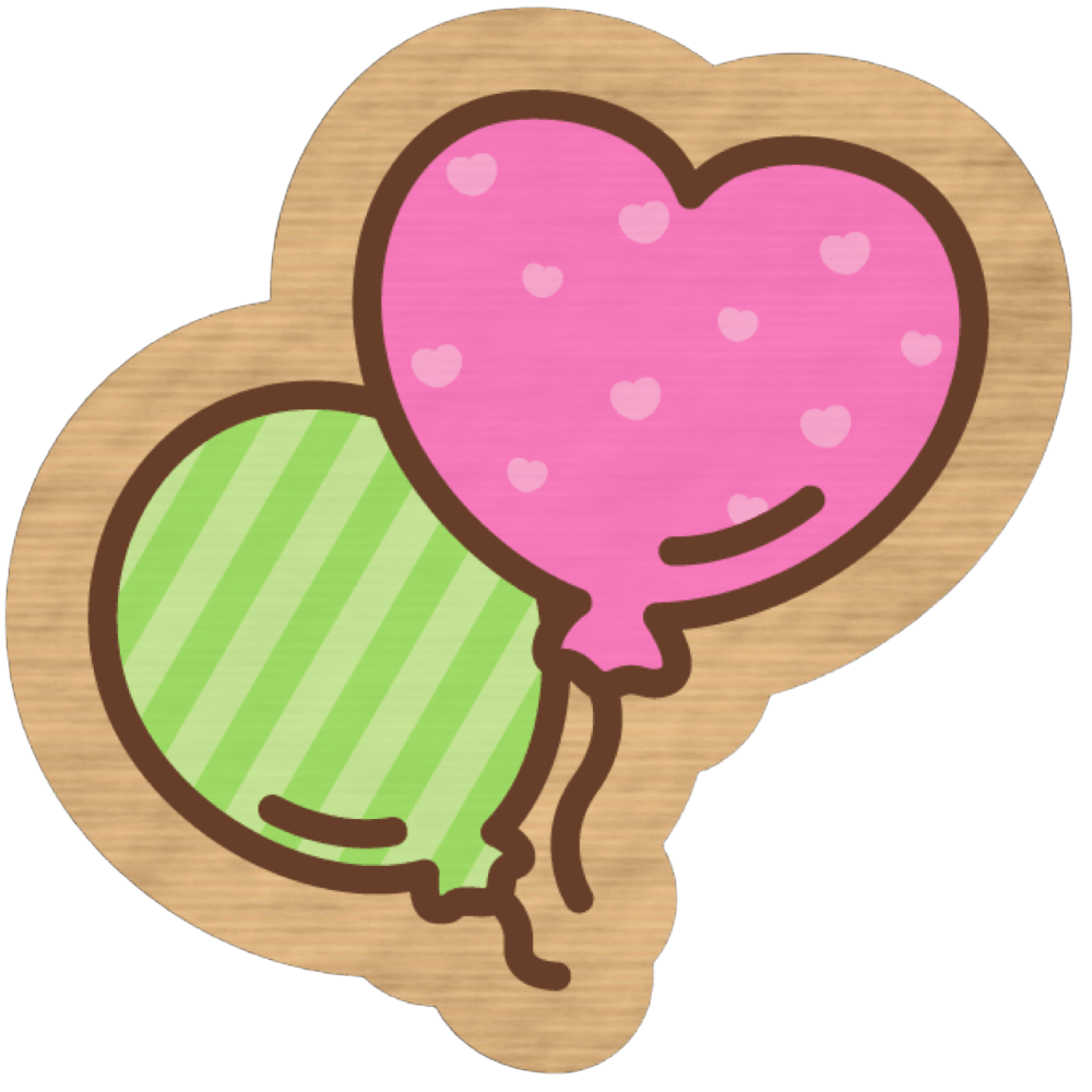 WoodenBadgeBalloons Emoji