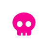 pinkskull Emoji