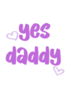 Yesdaddypurpletext Emoji